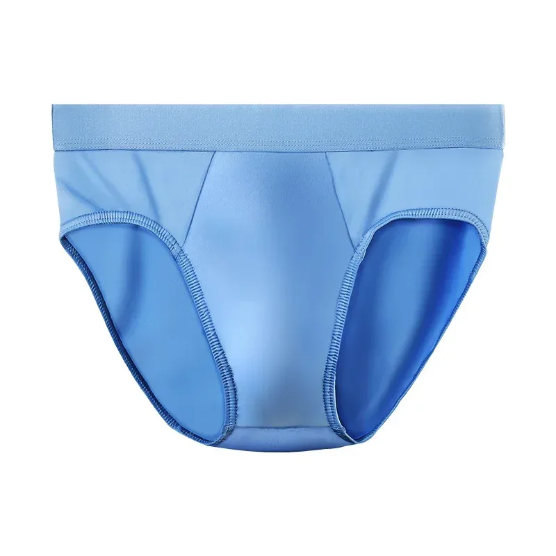3 STÜCK Herren Ice - Seidenunterwäsche Dünn - Style für den Sommer, mit U - konvexem Slip. Atmungsaktive, einfarbige Shorts — image 5