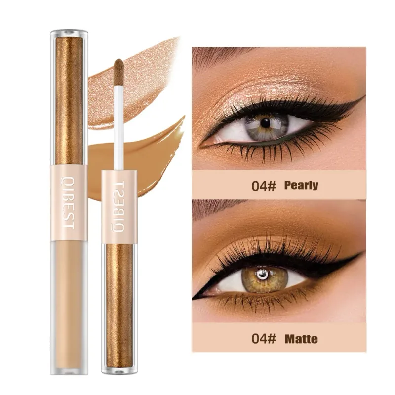 2 In 1 Stick Pearly Matte Lidschatten Creme Glatte Nude Augen Make-Up Flüssige Kontur Schatten Stick Wasserdicht Schimmer Hohe licht Stift — image 11