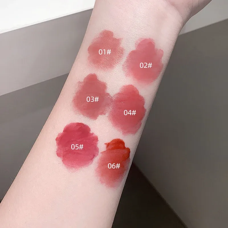 Gege Bear – ensemble de rouge à lèvres léger à l'eau, brillant à lèvres miroir, hydratant, longue durée, cadeau pour amoureux — image 6