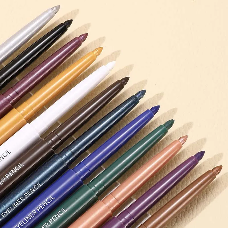 กันน้ำสีดำสีน้ำตาลอายไลเนอร์เจลดินสอ Matte Smooth Quick แห้งสวมใส่ง่าย Pearlescent อายแชโดว์ Eye Liner ปากกาแต่งหน้าสำหรับดวงตา — image 6