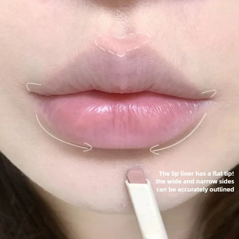 Matte Lip Liner Outline Lips Lipstick Pen Waterproof Long-lasting Color Lip Pencil Lipstick Pen — image 7
