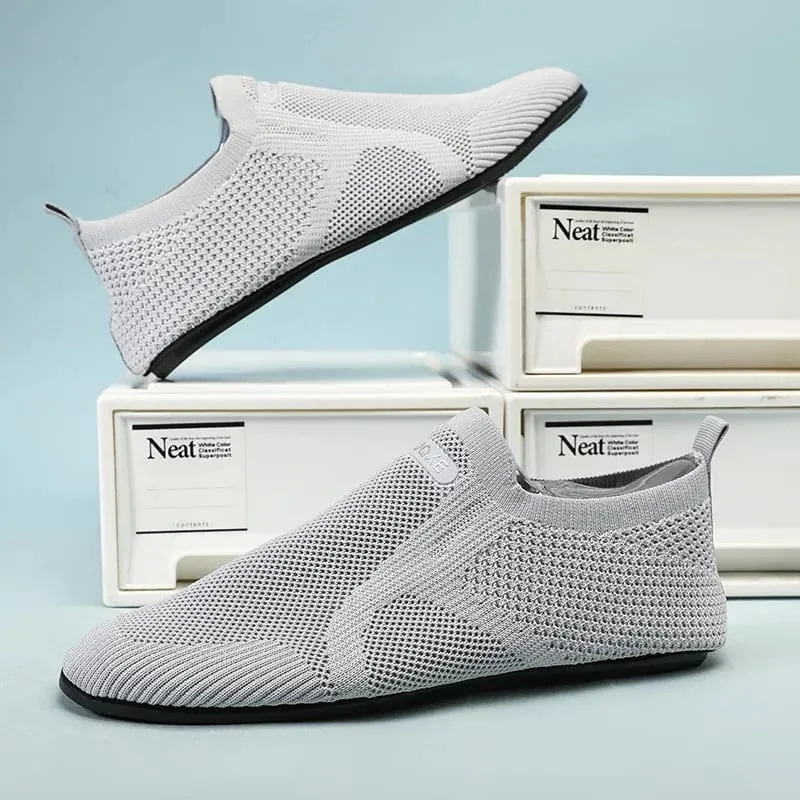 Breathable Men รองเท้าผ้าใบลำลองน้ำหนักเบาผู้หญิง Vulcanized รองเท้ายืดหยุ่น Unisex Loafer ฤดูร้อน Anti-SLIP รองเท้า 36-47 — image 7
