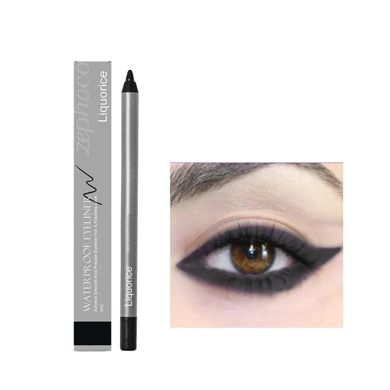 ปากกาอายไลเนอร์กันน้ำธรรมชาติ Outline Line Quick-Drying เริ่มต้น Eye แต่งหน้า Anti Smudge อายไลเนอร์แต่งหน้าเครื่องสำอาง — image 12