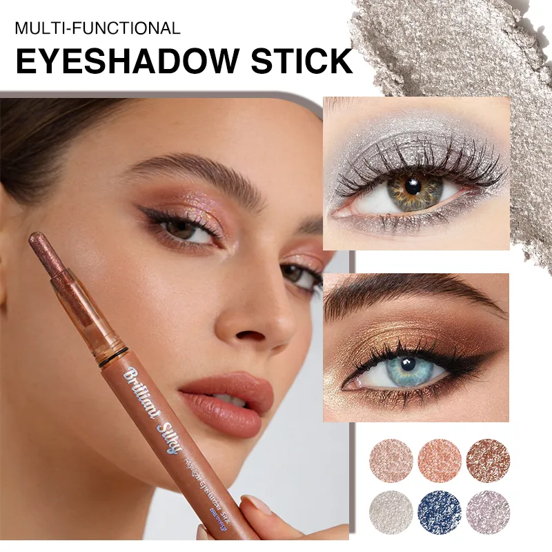 Sparkle Eyeshadow Stick Highlight Eye Pencil Shimmer Pearl Długotrwały wodoodporny, wielofunkcyjny makijaż oczu Beauty — image 6