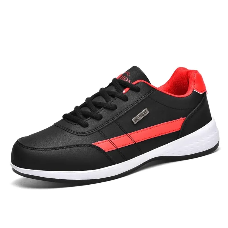 Men Shoes Spring Autumn Waterproof Walking White Sneakers Man Leather Sports Shoes Non-Slip Footwear Tennis for Men