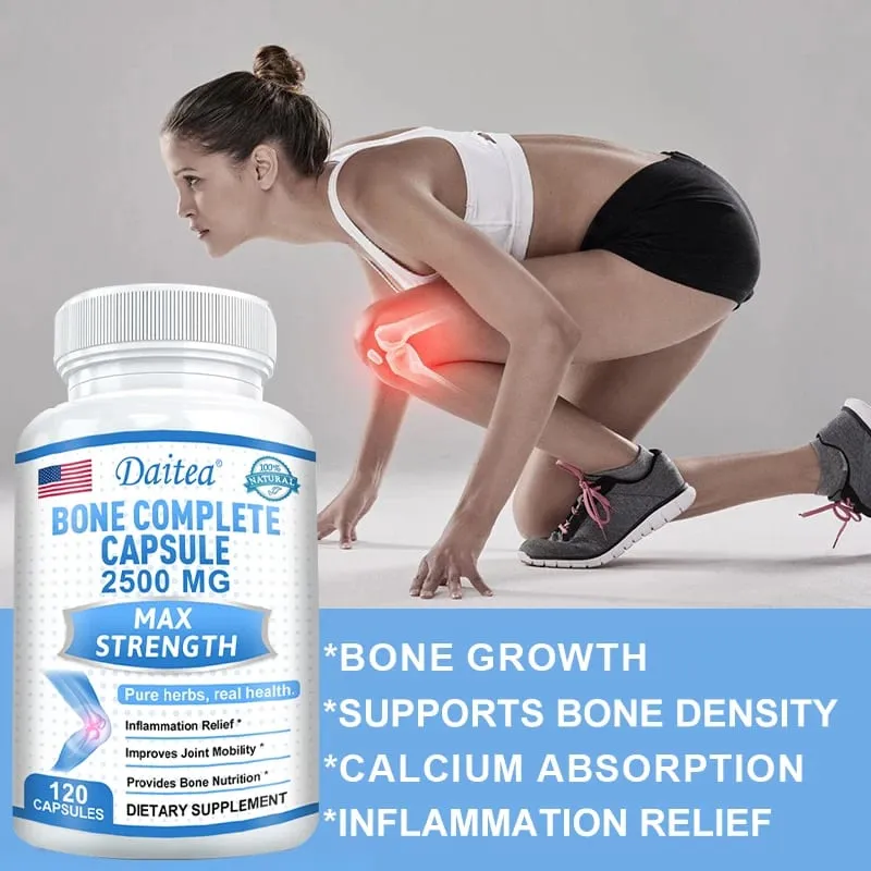 Capsule ossee di collagene Calcio, magnesio e vitamine Supportano la densità ossea Assorbimento del calcio Cartilagine e salute delle articolazioni — image 4