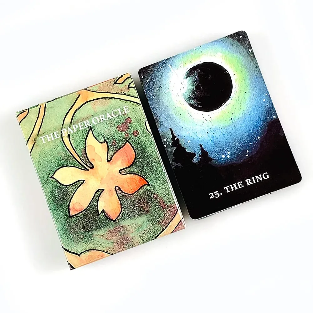 8.8*6.3cm The Paper Oracle Cards 43 Pcs Cards Divination Deck Cards Game English Vision Edition Board Playing Game For Party — image 1
