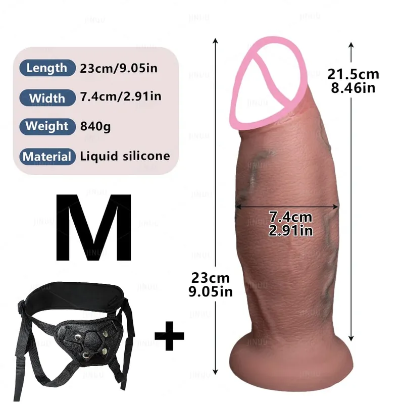 Riesiger realistischer Dildo, Fantasie, langer Penis, großer Schwanz, Saugnapf, Dildos für Frauen, riesiger Analdildo, Sexspielzeug für Frauen, Männer, Homosexuell — image 8