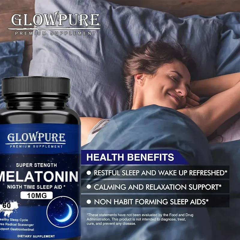 Kapsul Melatonin 10 mg - Melegakan Insomnia Kualiti Tidur Sihat Melegakan Tekanan Tidur Nyenyak — image 5
