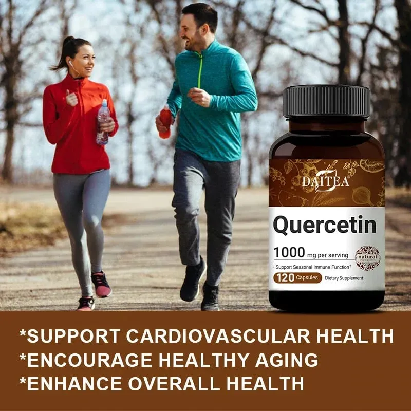 Kapsul Quercetin 1000 Mg Menyokong Imuniti Menggalakkan Peredaran Darah Metabolisme Anti-pengoksidaan Menggalakkan Kesihatan Keseluruhan — image 5