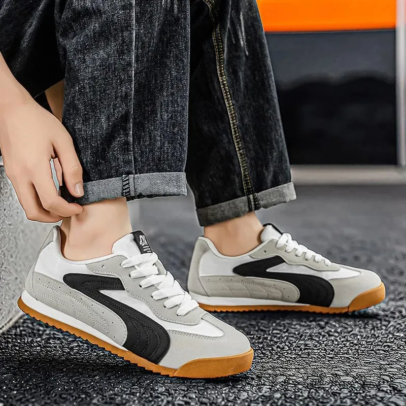 Low-Top Retro German Training Shoes for Men Color-Blocked Breathable Soft-Soled Casual Sneakers — image 7