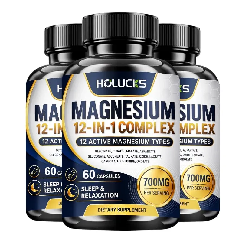Magnesiumcapsules met 1000 mg citraat Ondersteuning Ontspanning Verlicht vermoeidheid Hartgezondheid Dagelijkse vitaliteit voor mannen en vrouwen — image 9
