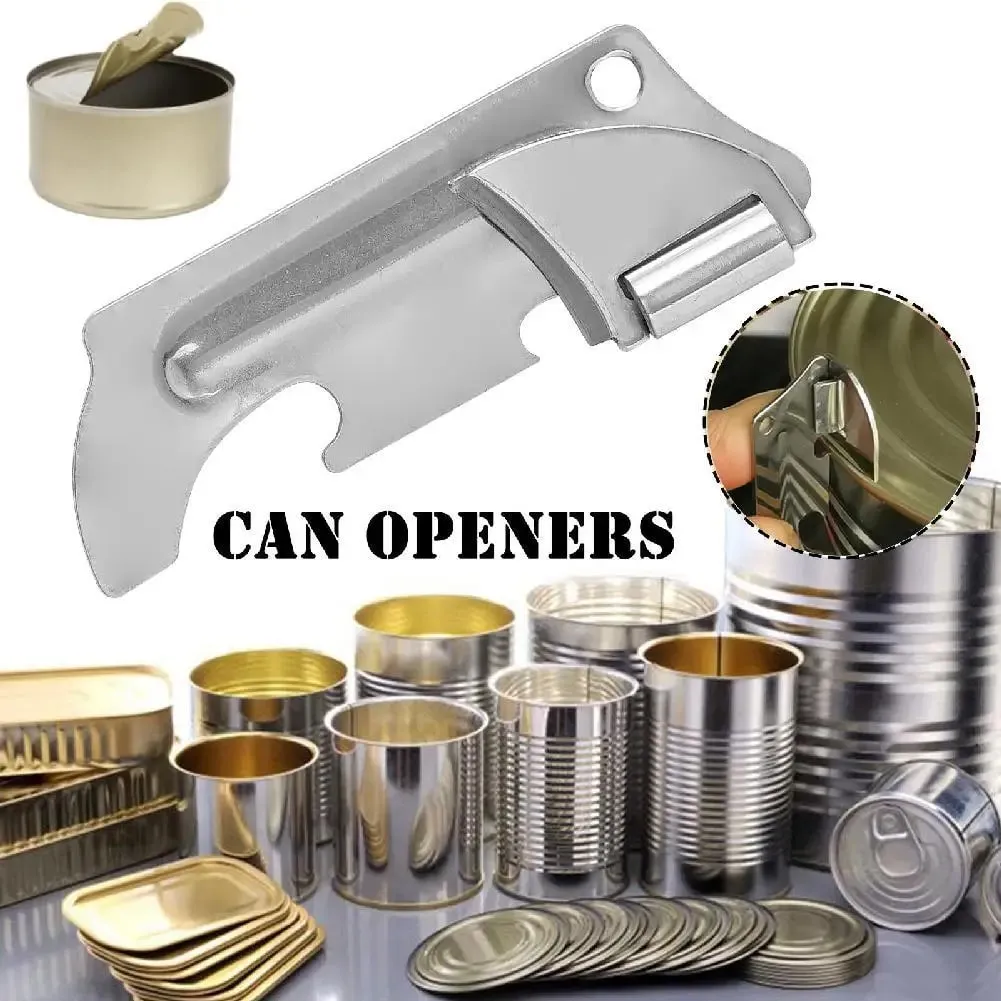 Can Opener Adjustable Steel Non-Slip Manual Jar Bottle Bottle Lid Opener Gadget Home Kitchen Professional Gadgets Tool