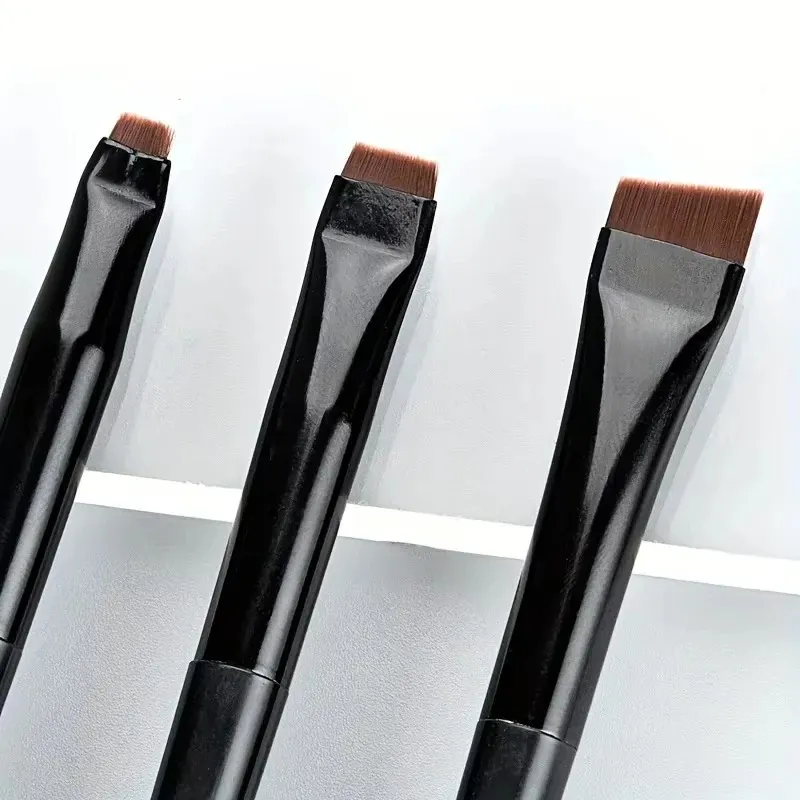 3-teiliges Eyeliner- und Augenbrauenpinsel-Set – ultrafeine und flache Spitzen für präzise Kontrolle und hochwertiges, präzises Auftragen von Make-up — image 3