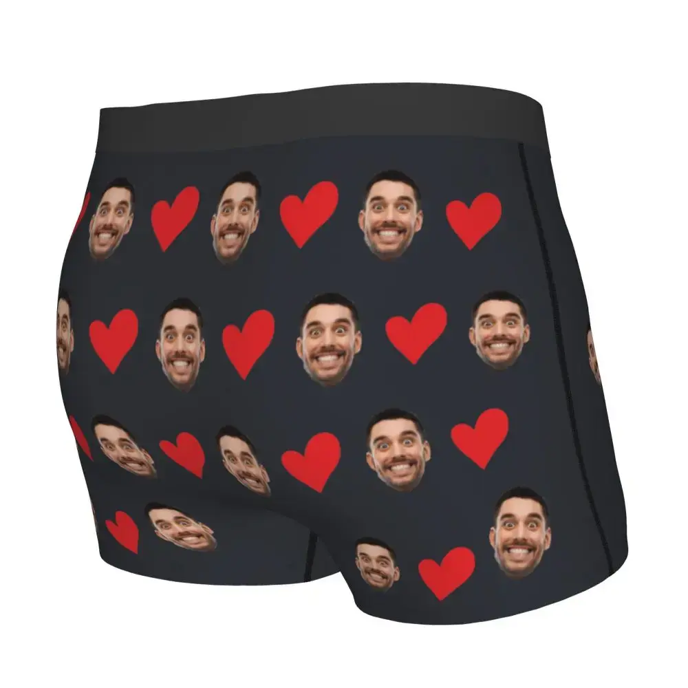 Personalized Face Photo Underwear Custom Heart Boxer Briefs Men Briefs Gift For Husband Anniversary Gift for Dad — image 20