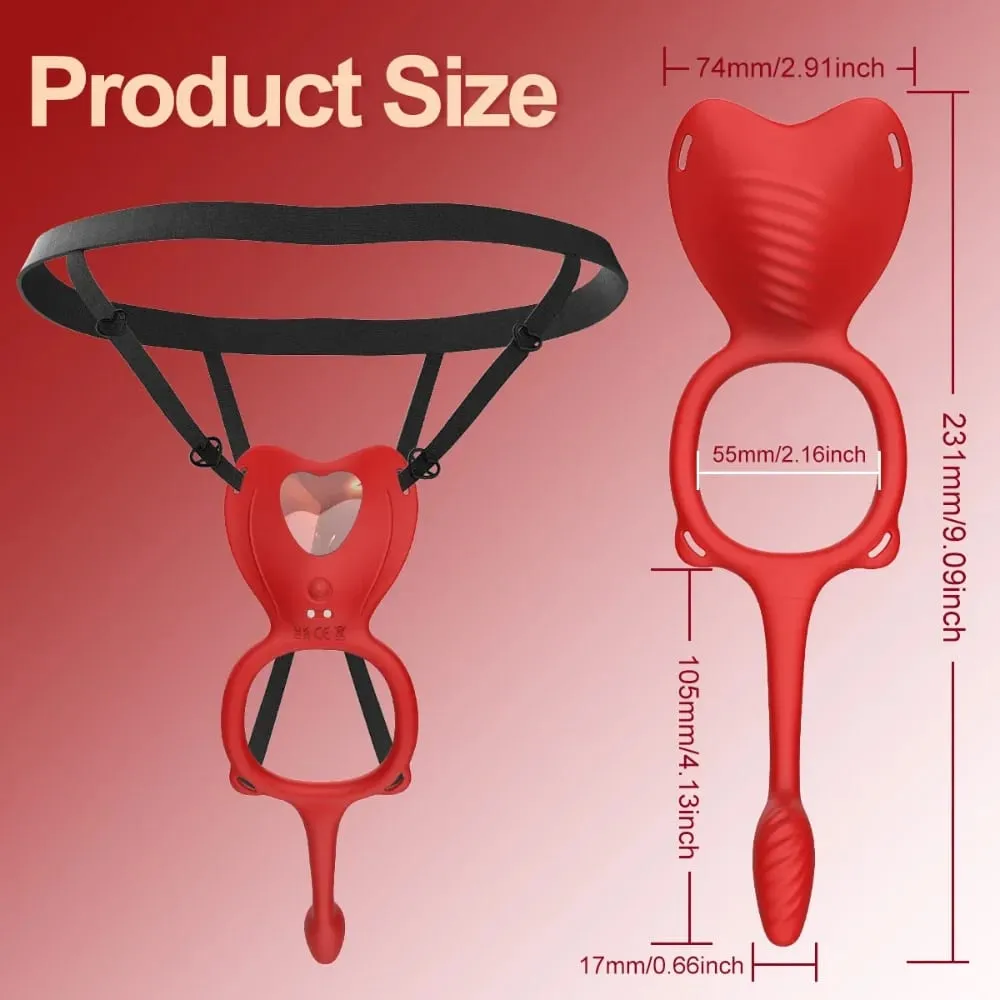 Vibromasseur portable 4 en 1, 10 fréquences, anneau de pénis, stimulateur de Clitoris, point G, masseur Anal, jouets sexuels pour adultes, masturbateur — image 4