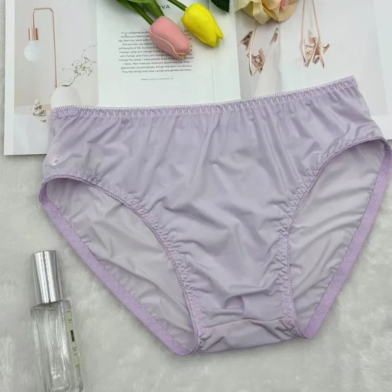 Ultra-Thin Silky Ice Silk Elastic Soft Close-Fitting Fabric Men's Daily Comfort Underwear Breathable Briefs men underwear sexy — image 15