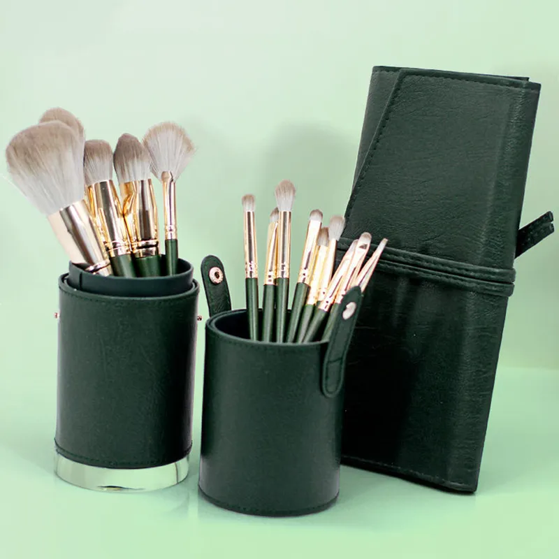 14Pcs Makeup Brushes Set Malaking Malambot Malambot Eye Shadow Foundation Brush Pambabae Cosmetic Powder Blush Blending Beauty Make Up Tools — image 6