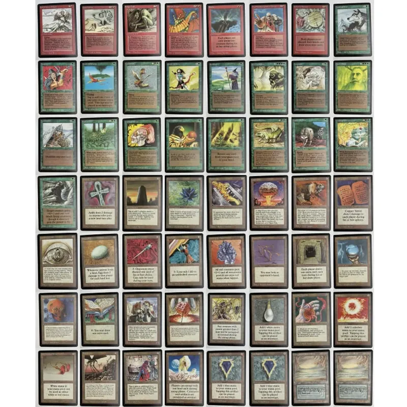 Carte TCG per il gioco casalingo Proxy Selezione naturale Lupi di legno la Perla Mox di Mana Vault