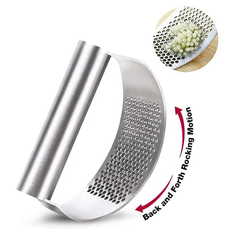 Exprimidor Manual de ajo de acero inoxidable mejorado, triturador basculante de jengibre y ajo, herramientas para cortar ajo, utensilios de cocina — image 3