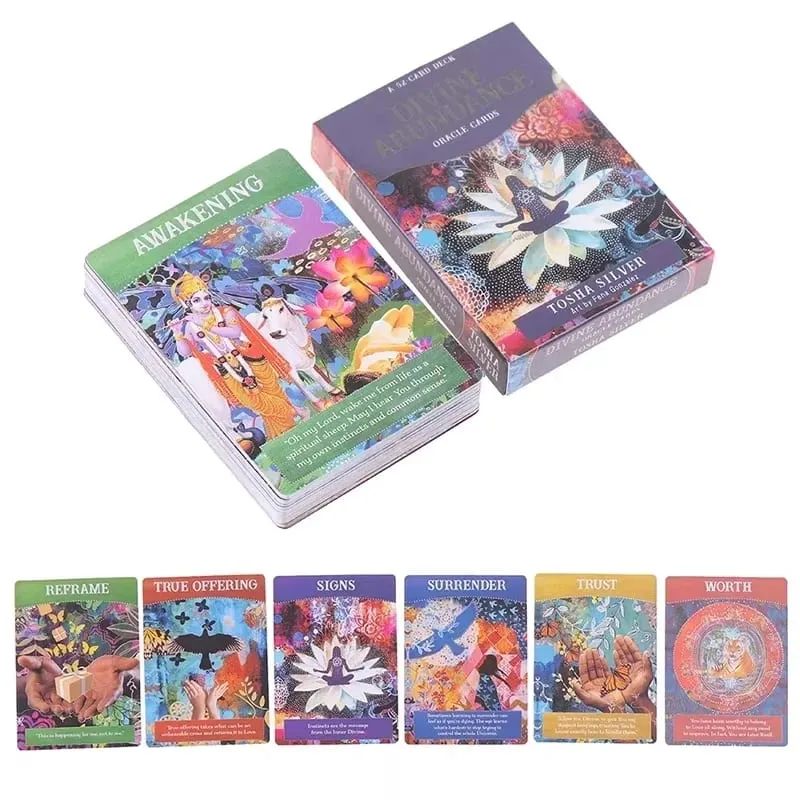 Divine Abundance Oracle Deck English Explanation Oracle Tarot Card For Divination Fate Beginners Tarot D — image 2