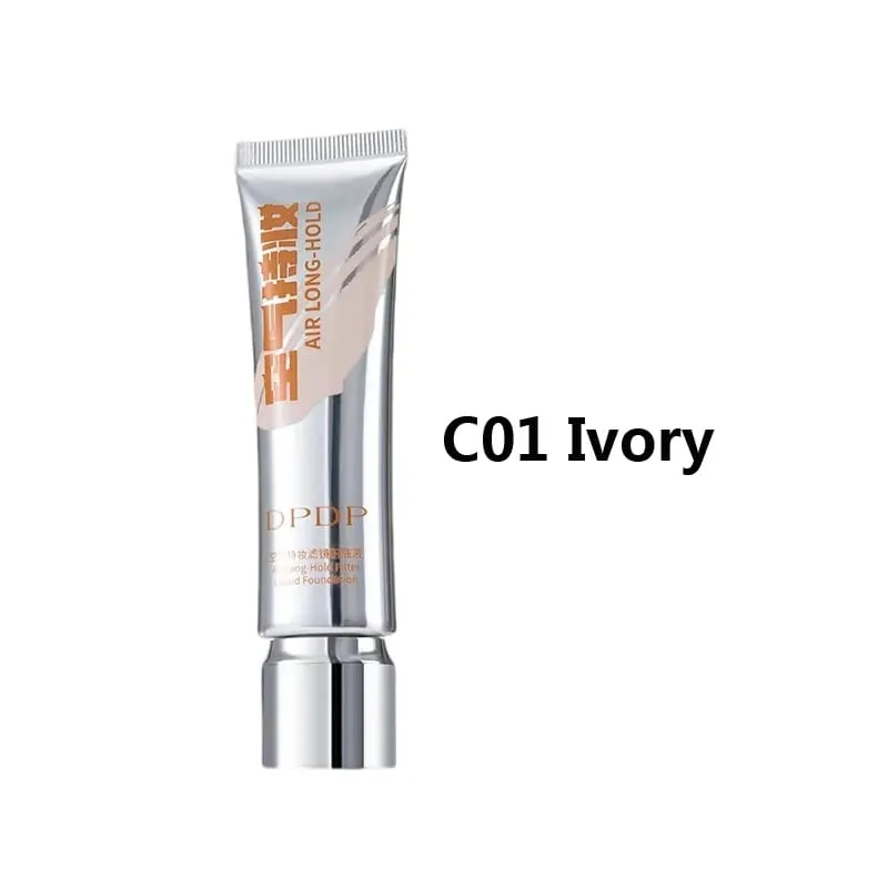 DPDP – fond de teint liquide longue tenue 30ml + F4, ensemble de pinceaux de maquillage à double extrémité, Base de couverture longue durée, applicateur cosmétique — image 13