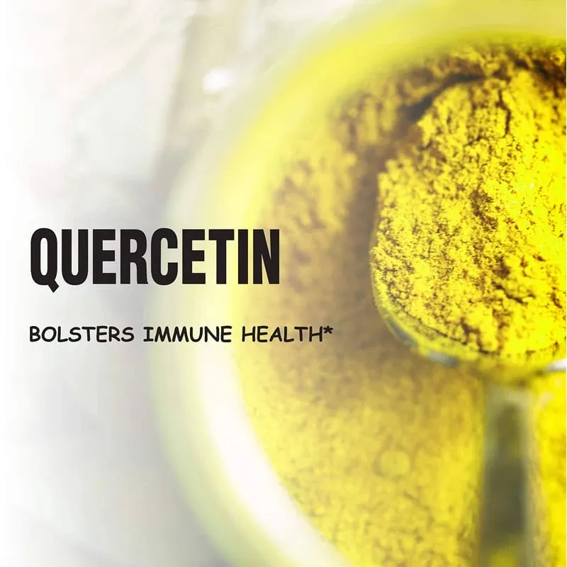 Supplément naturel de quercétine Capsules végétaliennes Soutien aux bioflavonoïdes - Soutient la santé immunitaire et les niveaux d'énergie — image 3