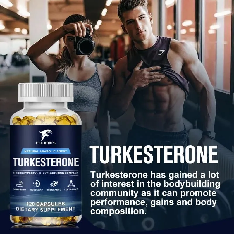 Turkesterone - 에너지 부스트 지구력 향상 에너지 및 근육 건강 지원 - 건강 보조 식품 - 120 캡슐 — image 6