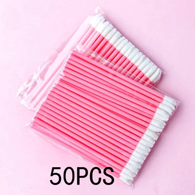 50/500/1000Pcs ขายส่งแปรงแต่งหน้าแปรงแต่งหน้า Eyelashes Extension Lip Gloss Applicator ลิปสติก Wands ชุดเครื่องสำอางค์ make Up — image 11