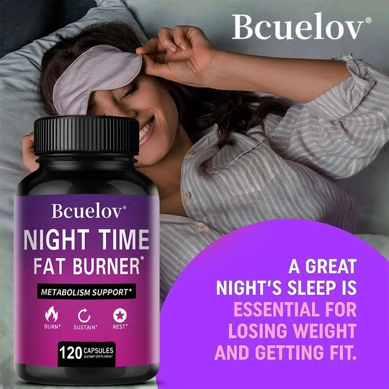 Nighttime Fat Burner - Carb Blocker To Help with Cleansing Weight Management Maintaining Energy Levels and Digestive Health — image 1