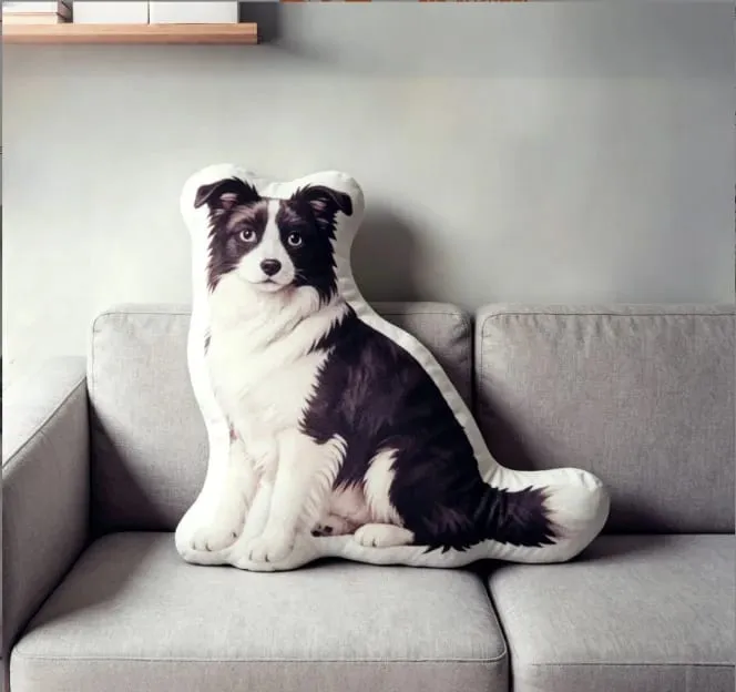 Cuscino per cani con simulazione stampata in 3D, divertente cuscino a forma di animale domestico, soggiorno, camera da letto, decorazione morbida, regalo di festa personalizzato — image 10