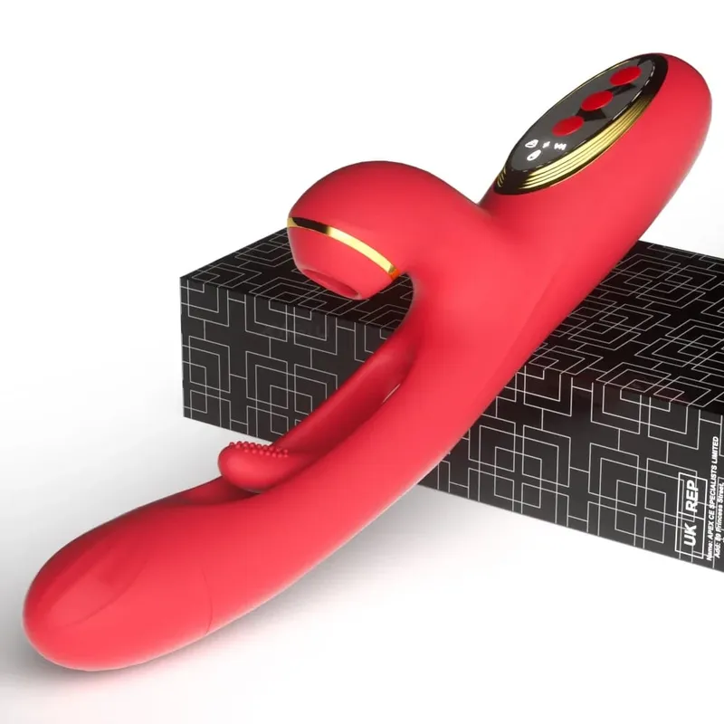 Menghisap Mengepak Vibrator untuk Wanita Kelentit G Spot Stimulator Dildo Mengetuk Faraj Massager Bergetar Dewasa Mainan Seks Wanita — image 10