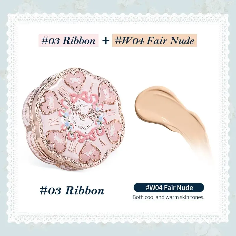 Flower Knows Bunny Garden Collection Cushion CC Cream Face Foundation Concealer Makeup Base Korean Long Lasting Fond De Teint — image 12