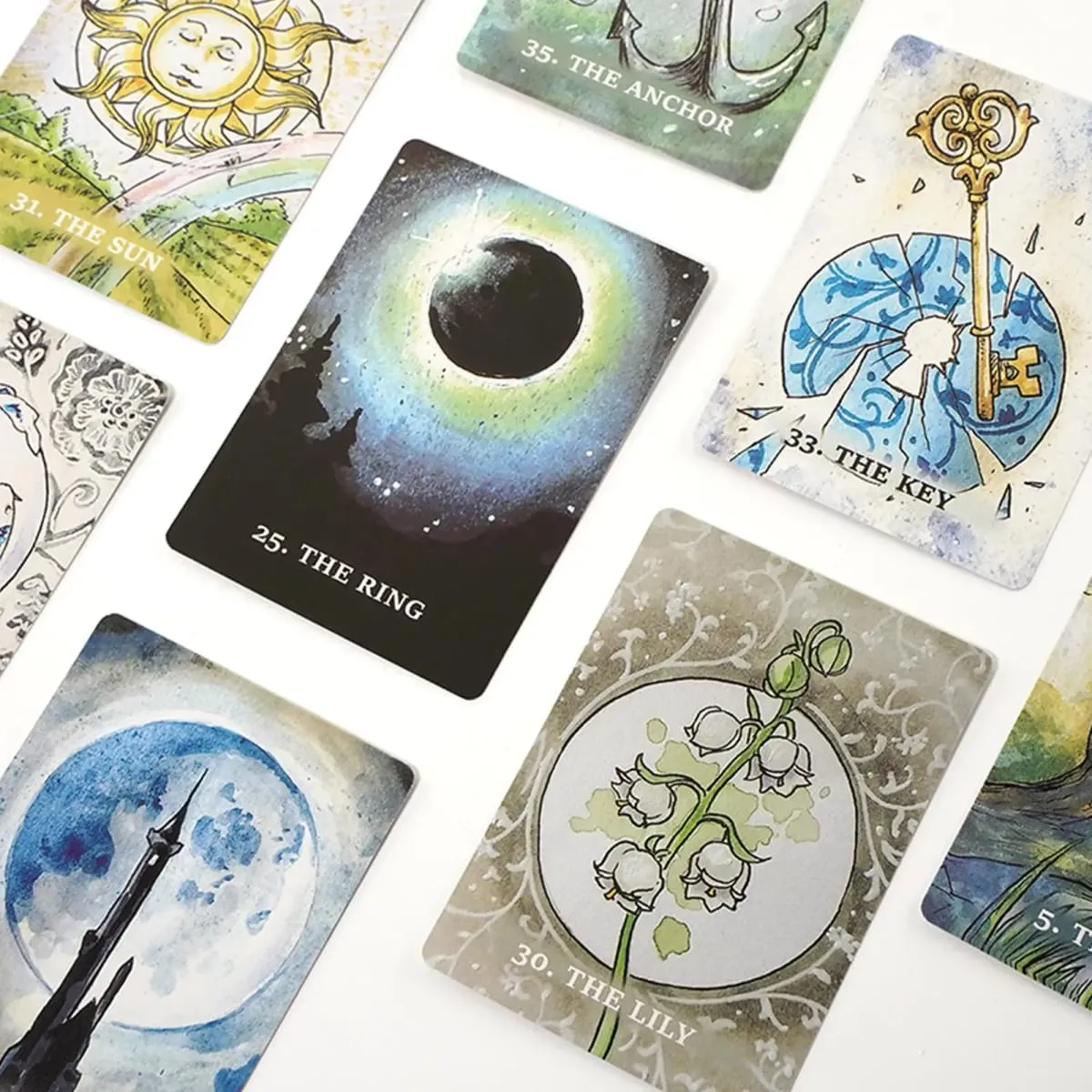 9*6cm Bộ bài Oracle Lenormand bằng giấy 36 lá bài — image 4
