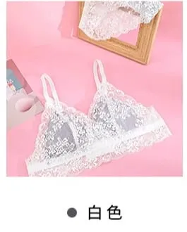 French Summer Bralette – bezdrátová push-up podprsenka pro malý hrudník, ultra tenké trojúhelníkové košíčky a sexy sada spodního prádla a sexy tushy — image 7