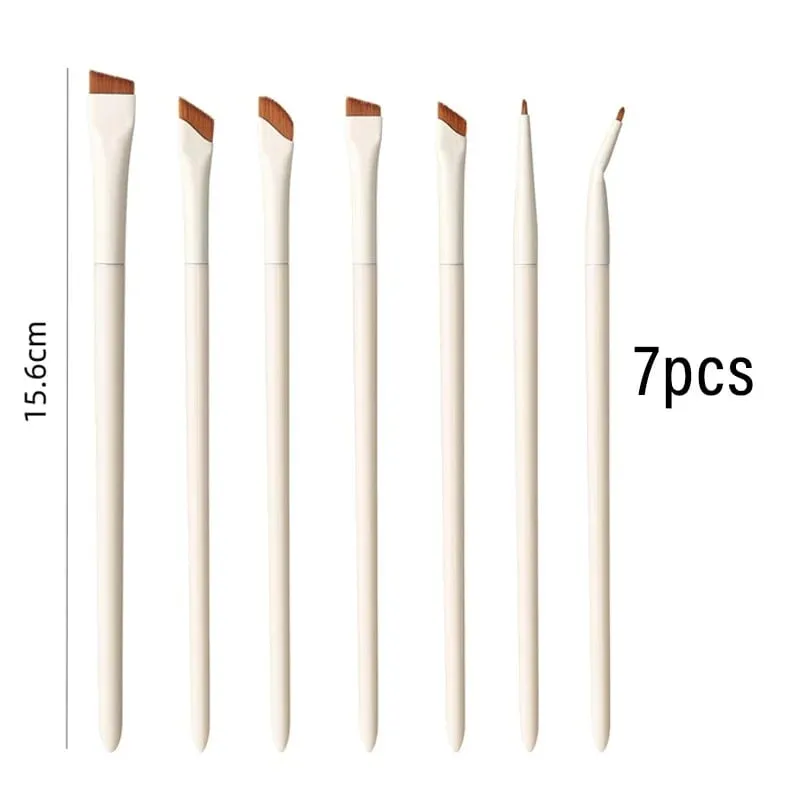 3/7/9 Make-up Kwasten Set Blade Eyeliner Borstel Wenkbrauwborstels Draagbare Fijne Schuine Hoofd Eyeliner Wenkbrauwborstel Make-Up Tool — image 9