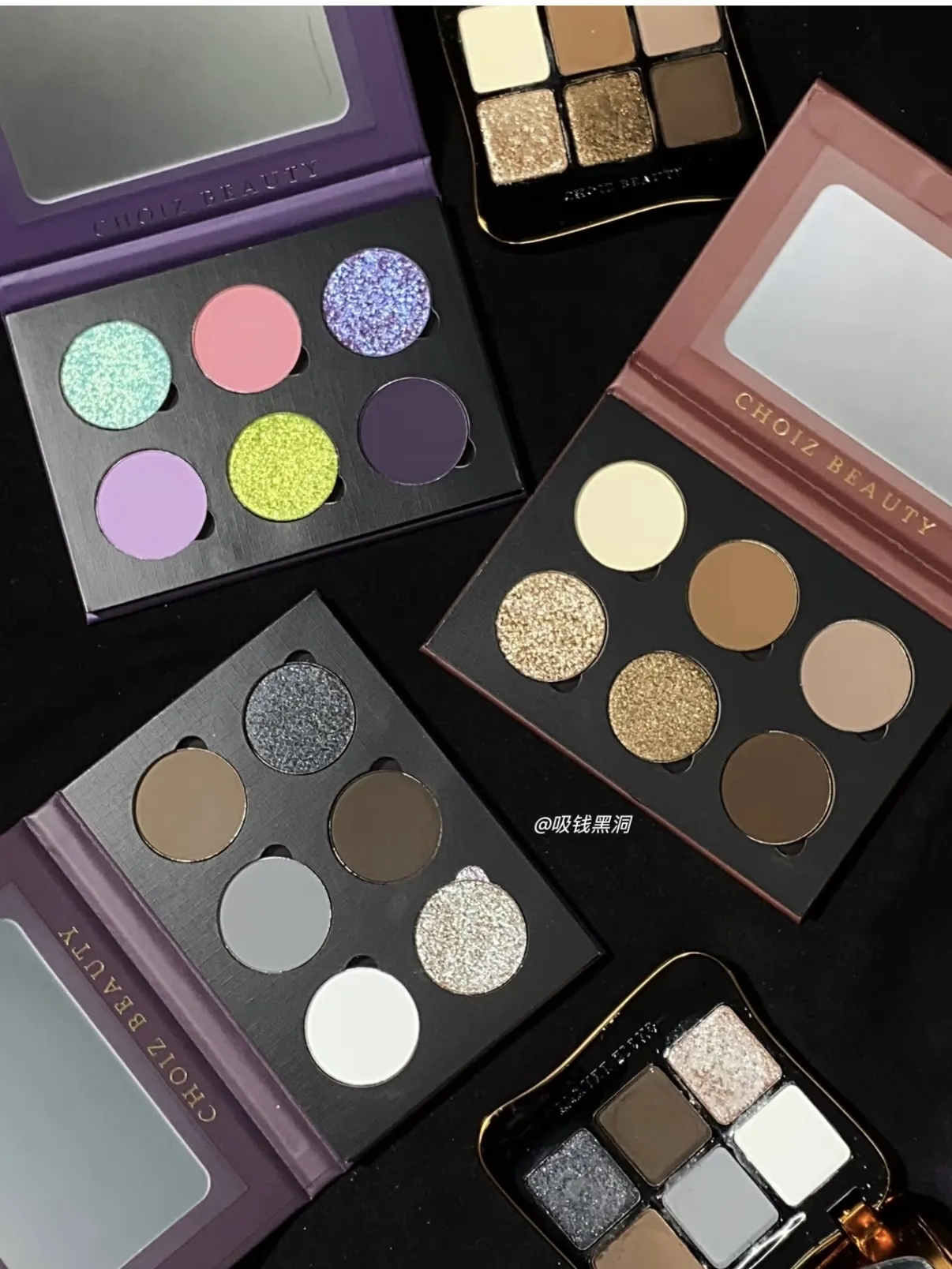 6 Color Eyeshadow Platte Green Matte Chameleon Shimmer Glitter High Pigmentated Eye Shadow Gothic Eyemakeup — image 6