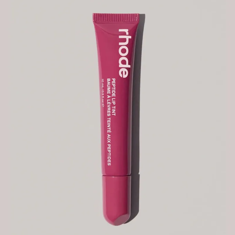 Rhodeskin Limited Edition Peptide Tint Tinted Lip Gloss Layer Nourishing Hydrates Makeup Nourishing Moisturizing Lipstick Glaze