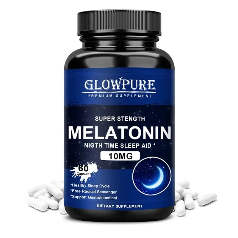Kapsul Melatonin 10 mg - Melegakan Insomnia Kualiti Tidur Sihat Melegakan Tekanan Tidur Nyenyak