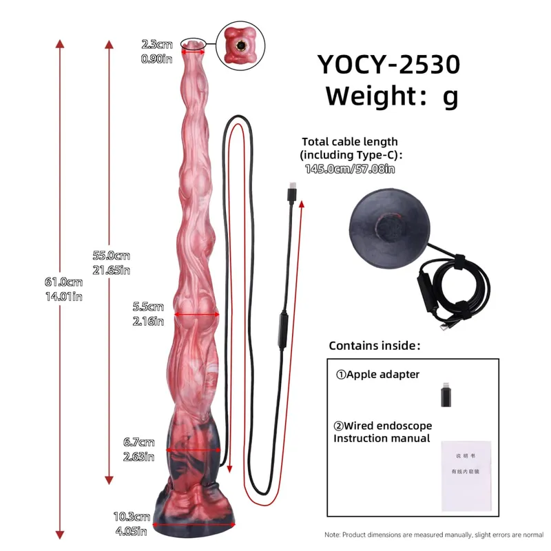 65cm Long Butt Plug Anal Speculum Camera Dilator APP Control Extreme Anus Expansion Monster Fantasy Dildo Silicone Sex Toys — image 11