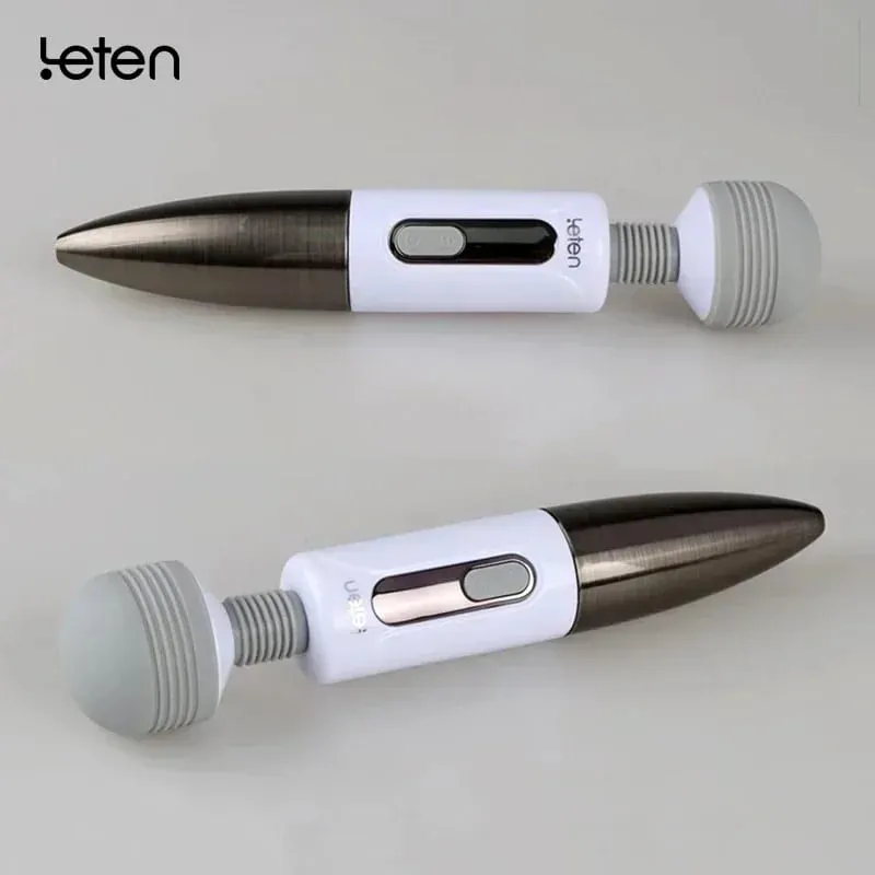 Leten AV baguette magique masseur énorme tête vibrateur pour Masturbation féminine orgasme mamelon Clitoris stimulateur jouets sexuels pour femme — image 4