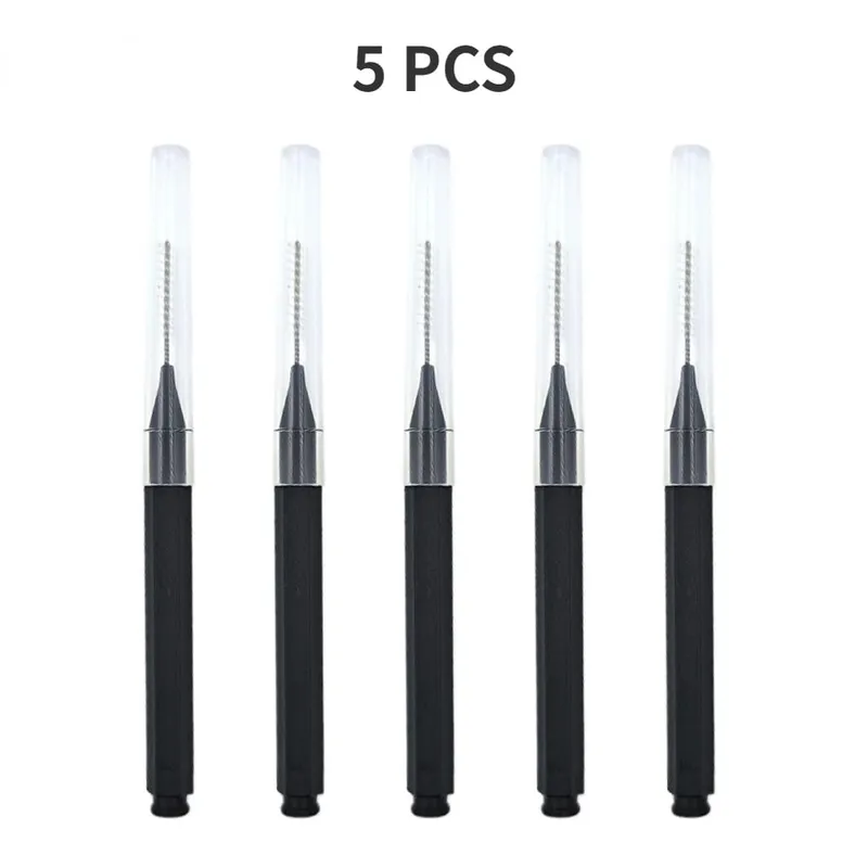 5/10/50PCS 미니 눈썹 브러쉬 눈썹 파마 브러쉬 일회용 눈썹 리프팅 브러쉬 구부릴 수있는 마이크로 속눈썹 브러쉬 애플리케이터 도구 — image 9
