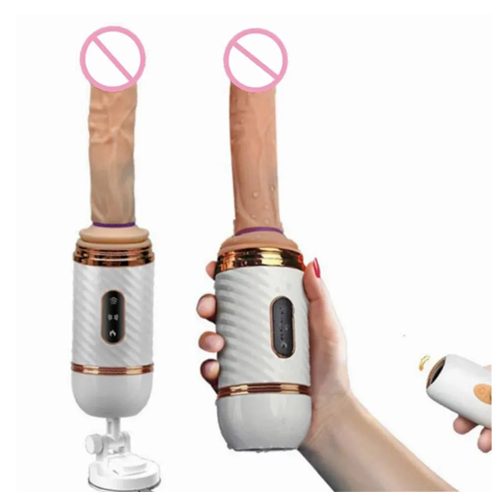 Draadloze Afstandsbediening Automatische Masturbatie Pompen Pistool Sex Machine Telescopische Dildo Vibrators voor Vrouwen Speeltjes voor Vrouwen — image 3