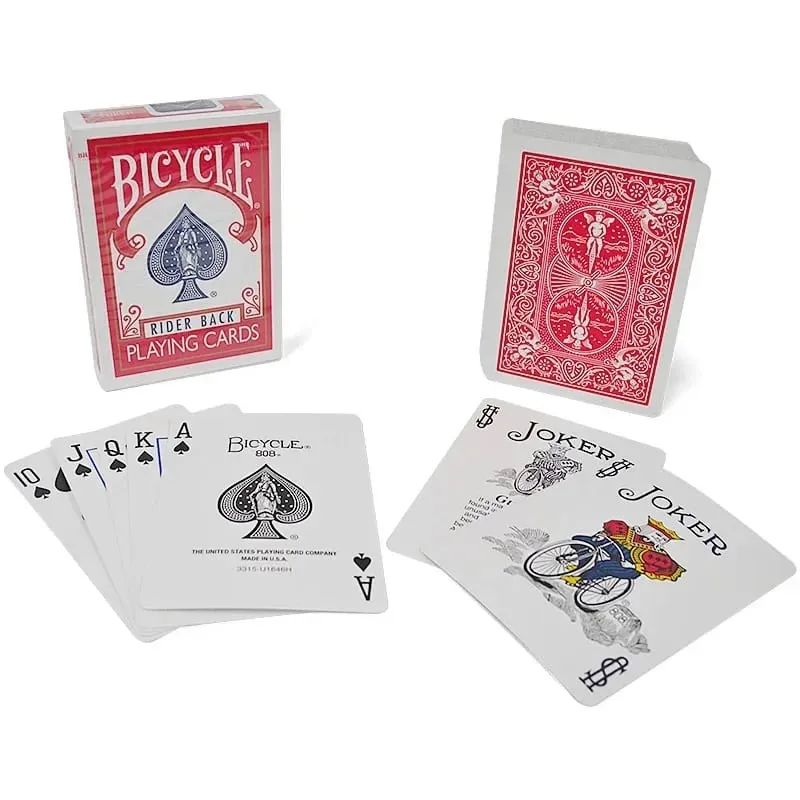 International Version Bicycle Rider Back Playing Cards Blue/Red Regular Standard Deck Card Games Card Magic Trick Magicians Prop