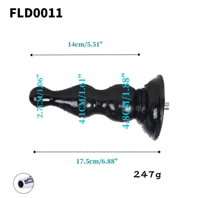 Machine sexuelle gros godes noirs connecteur rapide masturbation vibrateur godes réalistes pour femmes accessoires jouet sexuel pour adultes — image 22