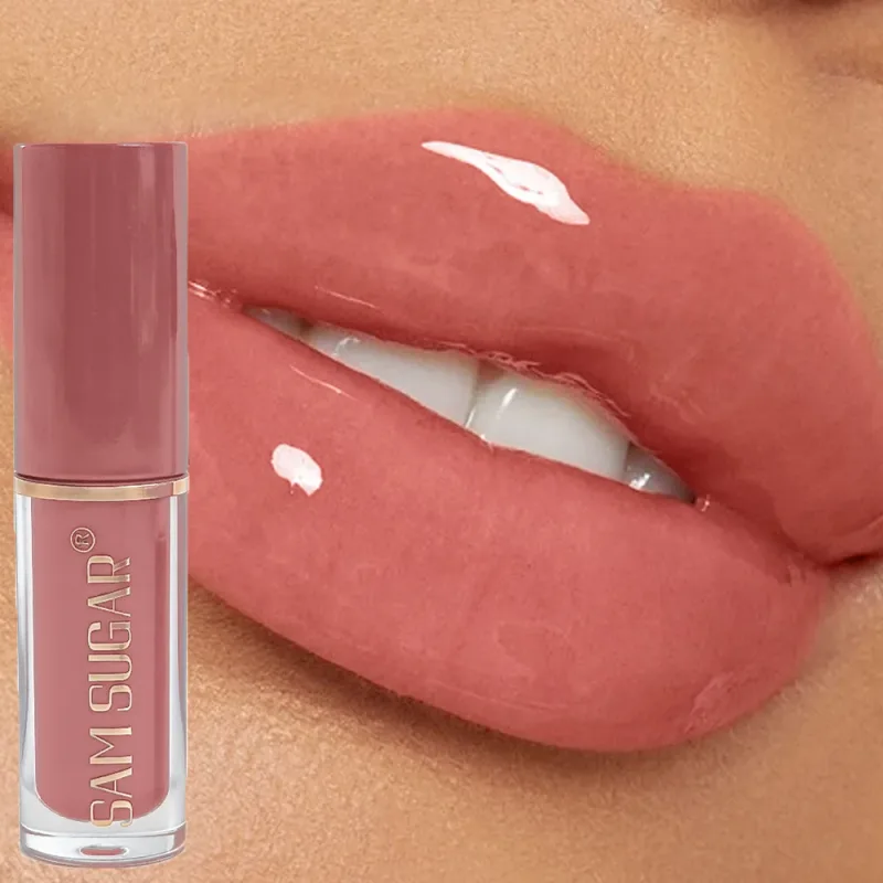 Dlouhotrvající vyplňující lesk na rty Hydratační voděodolný nepřilnavý kalíšek Vodní lesk Tekutá rtěnka Mini lesk na rty kosmetický make-up — image 7