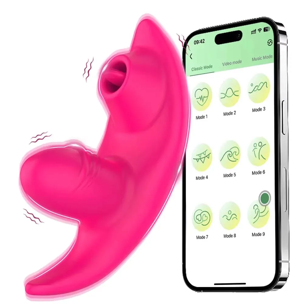 APP Bluetooth vagin sucer vibrateur 9 Modes vibrant ventouse sexe Oral aspiration Clitoris stimulateur érotique jouets sexuels pour les femmes — image 1