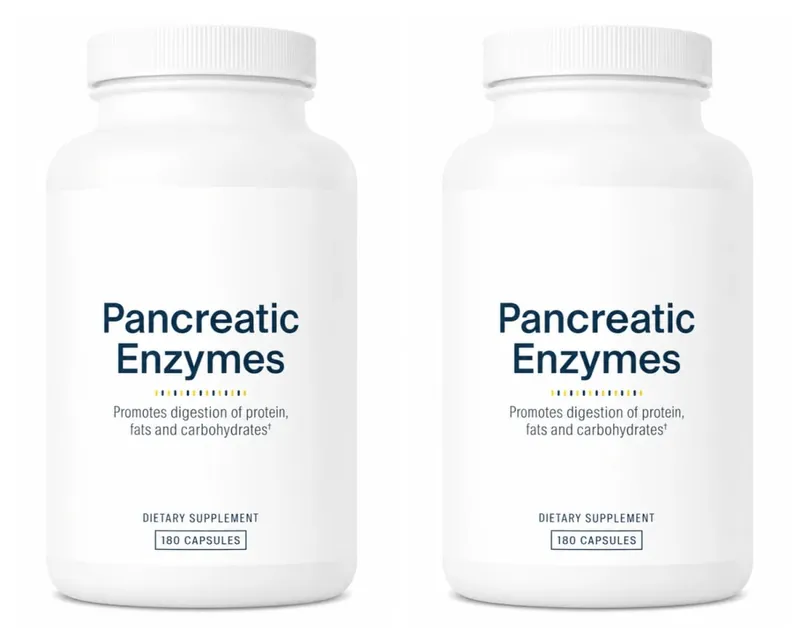Integratore di enzimi digestivi 180 capsule Miscela di enzimi pancreatici proteasi amilasi lipasi supporta la digestione di proteine, grassi e carboidrati — image 8