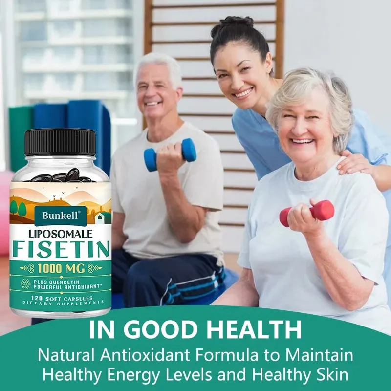 Liposomal Fisetin dengan Quercetin - Potensi Tinggi 1000 Mg Kombinasi Tambahan Antioksidan untuk Kesihatan Optimum — image 5