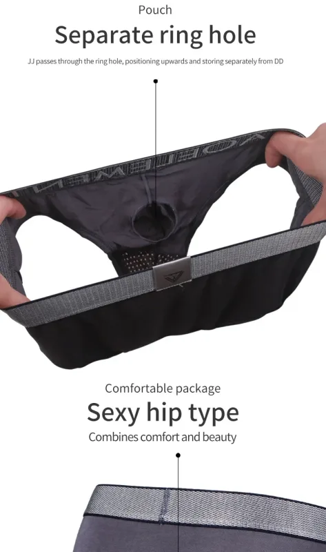 ประเภทกระสุนแยกกางเกง scrotal กางเกงในชายระบายอากาศ varicocele U กระเป๋านูน — image 19